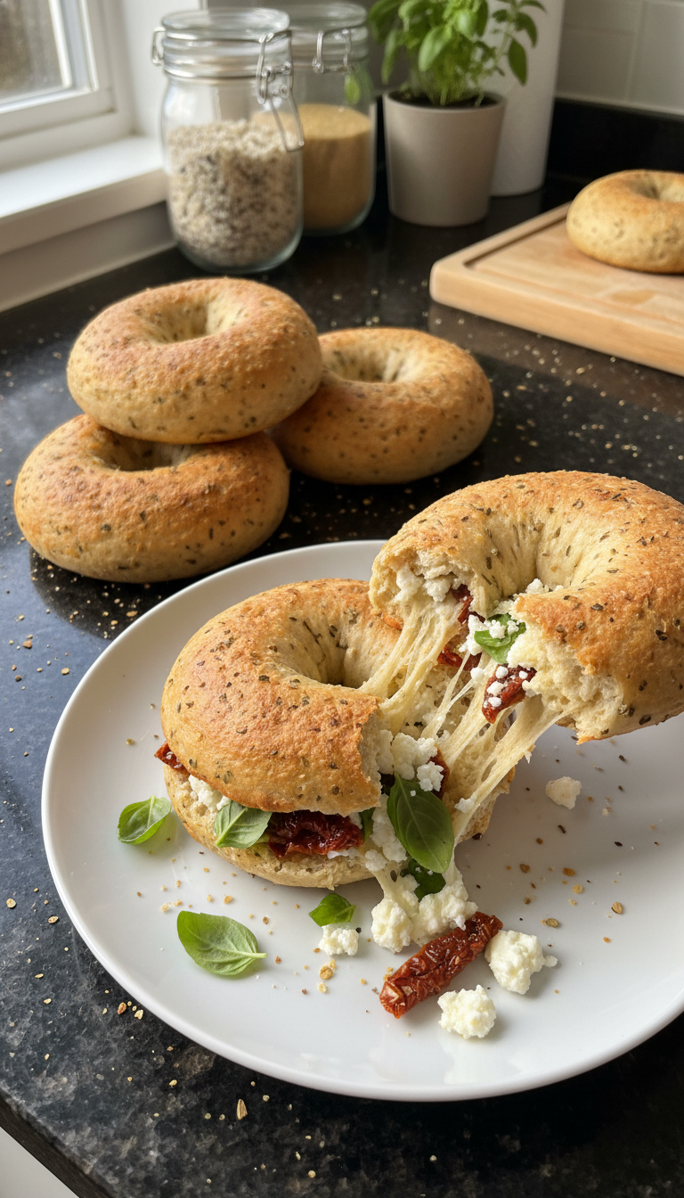 Mediterrane Protein Bagels​