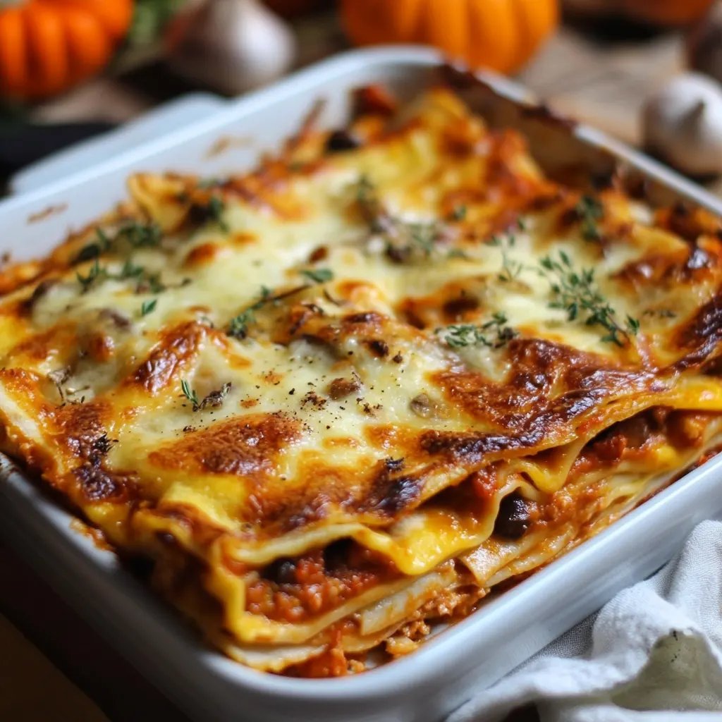 Kürbislasagne – Herbstliches Rezeptgenuss