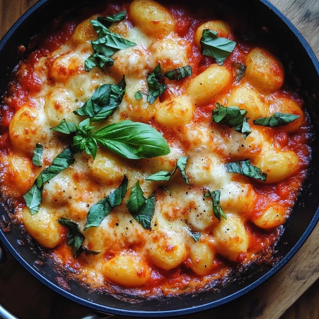 Einfacher Gnocchi-Tomaten-Auflauf