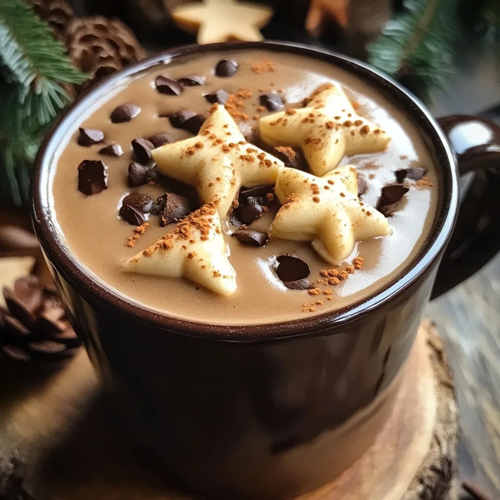 Weihnachtliche Mokkasterne