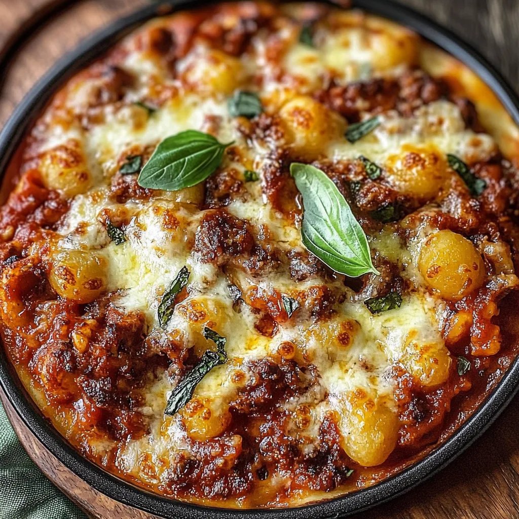 Käsiger Gnocchi-Auflauf mit Bolognese: Ein Unglaubliches Ultimatives Rezept für 4 Portionsgrößen