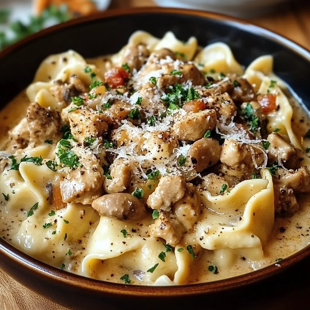 Cremiges Truthahn-Stroganoff: Ein Unglaubliches Ultimatives Rezept für 4 Personen