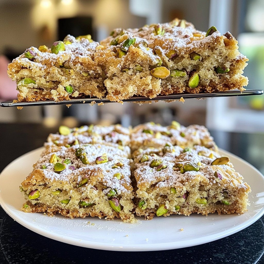 Zarte Pistazien Murbchen Mit Puderzucker