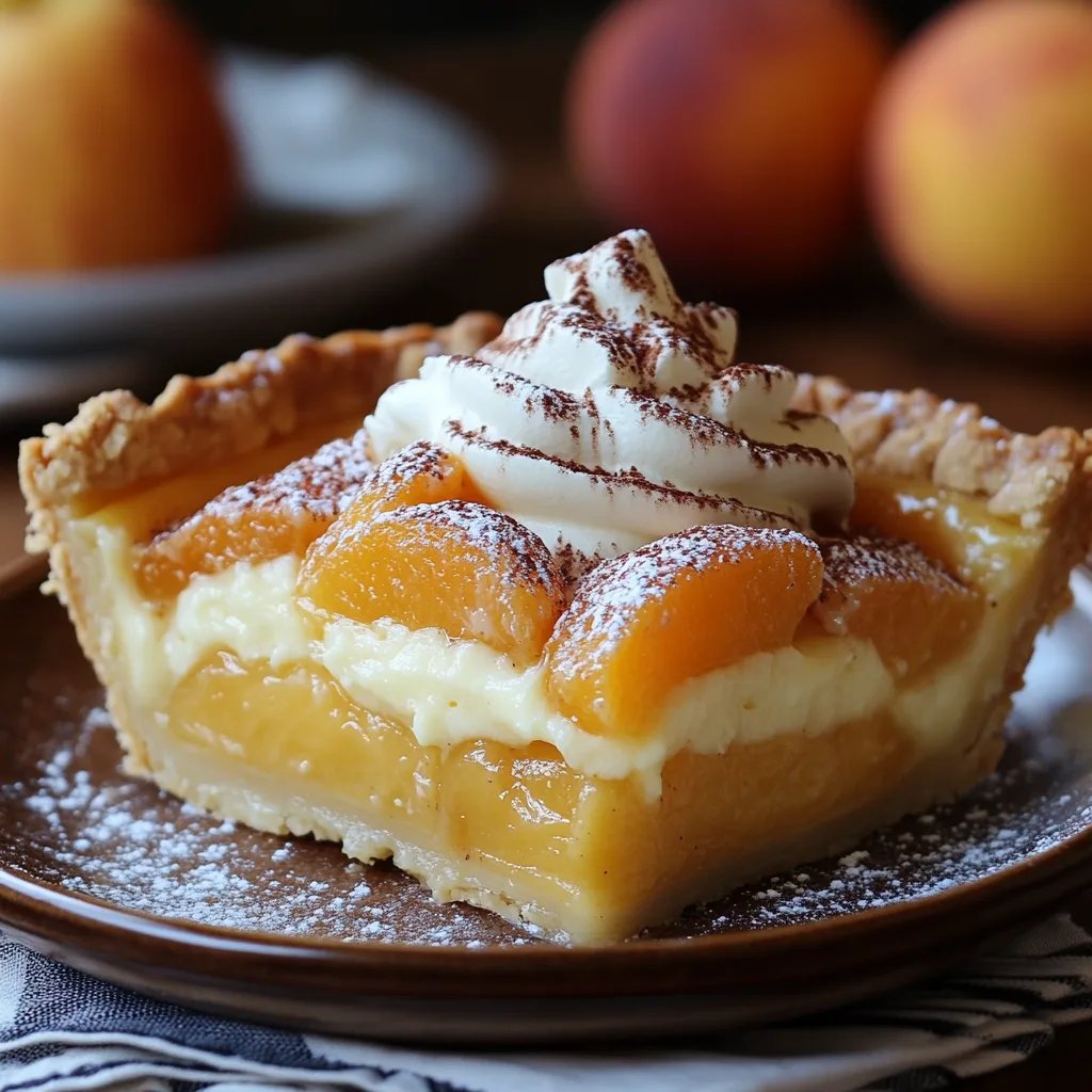 Einfache Pfirsich-und-Sahne-Torte: Ein Unglaubliches Ultimatives Rezept für 5 Genüsse