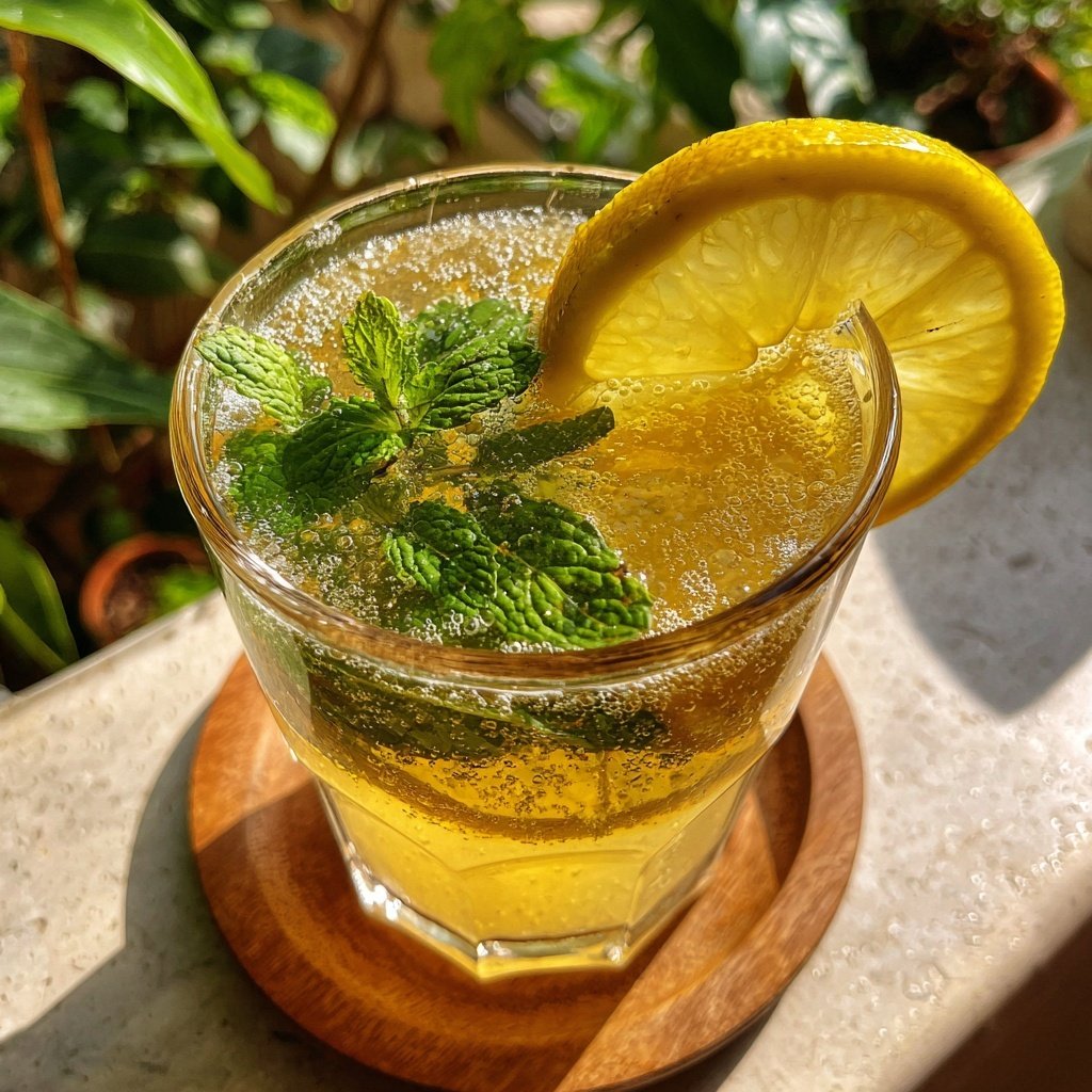 Meyer Zitronen Fizz Mocktail