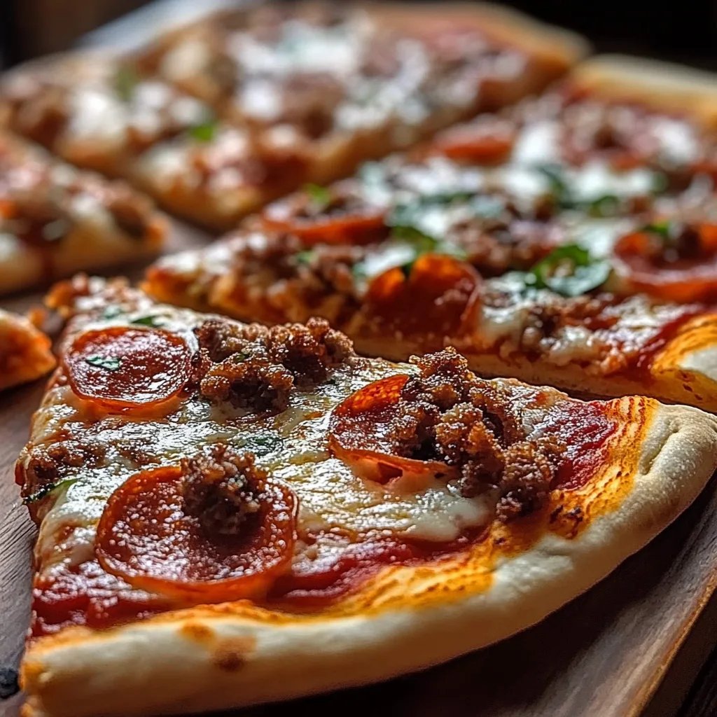 Pizza-Burger mit köstlichem Pie: Ein unglaubliches, ultimatives Rezept