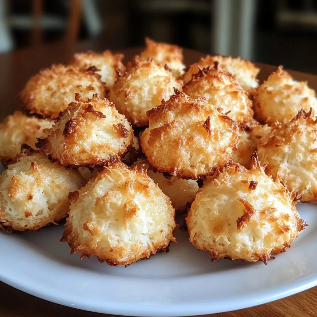 Blitzschnelle Low Carb Kokosmakronen