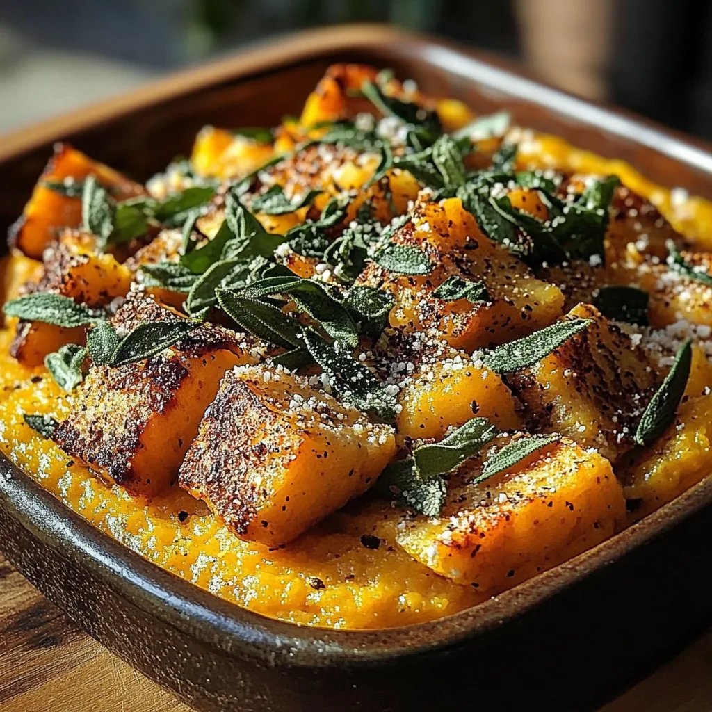 Herbstliche Kürbis-Polenta mit aromatischer Salbeibutter: Ein Unglaubliches Ultimatives Rezept für 5 Sinne