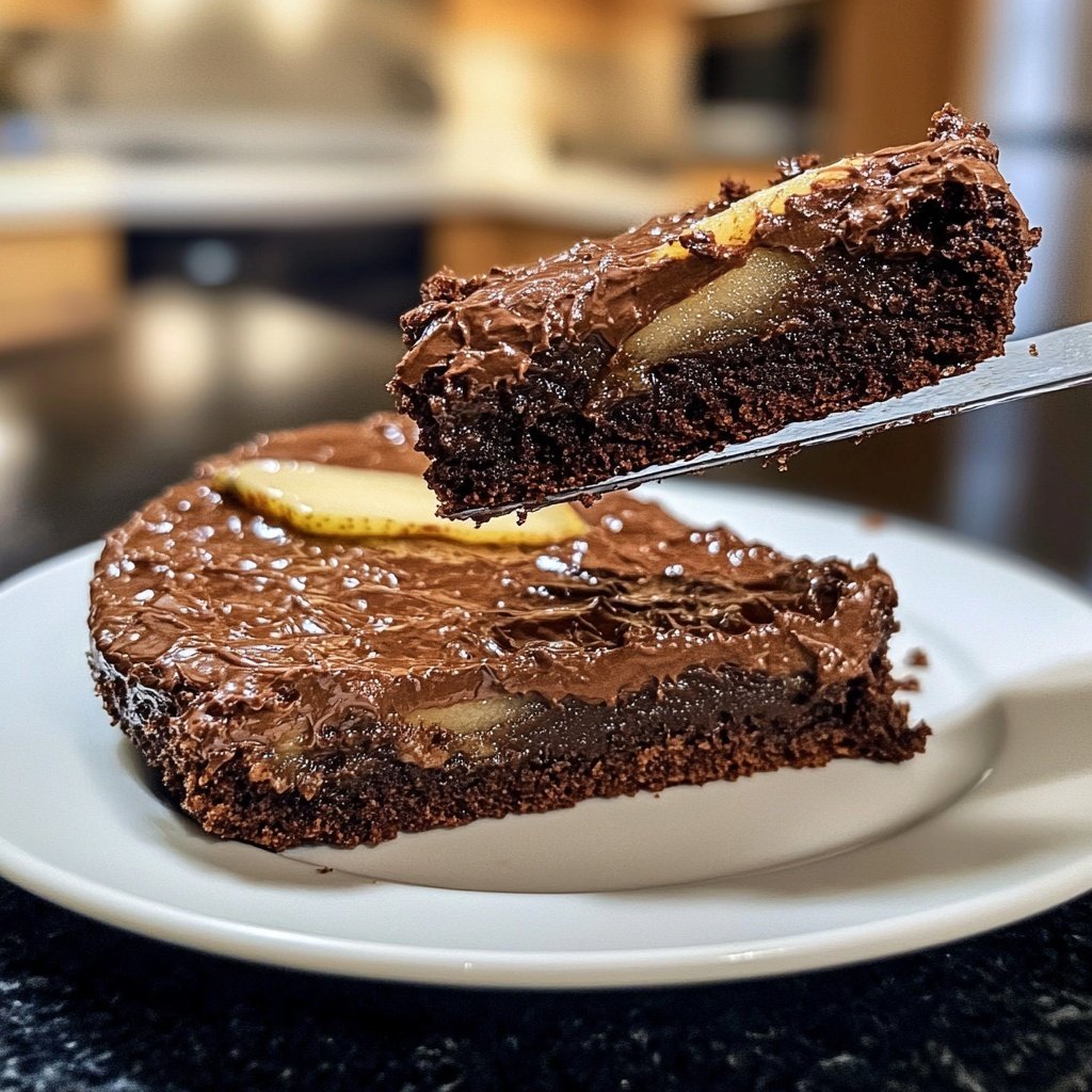 Schokoladen-Birnen-Kuchen