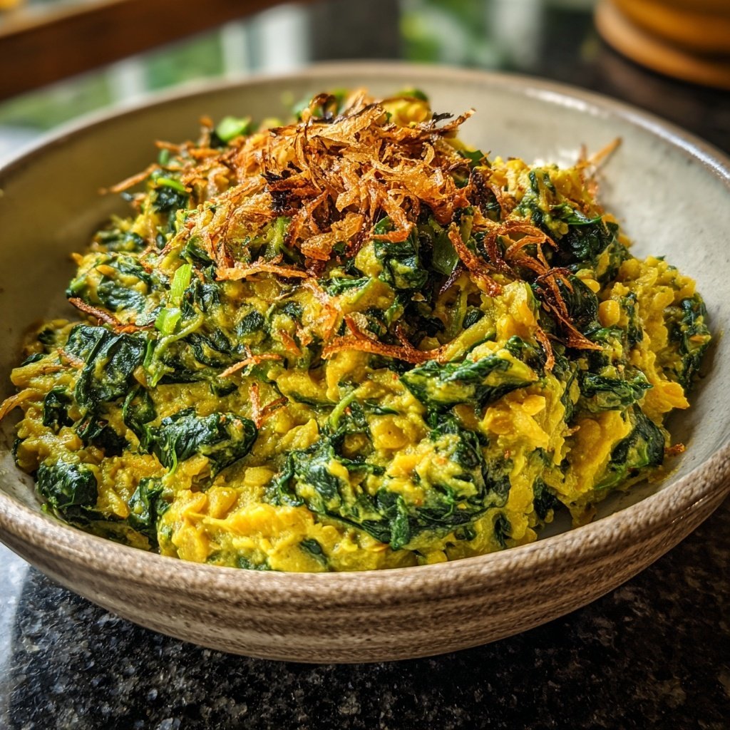 Schnelle Linsen Kokosnuss Curry Reis