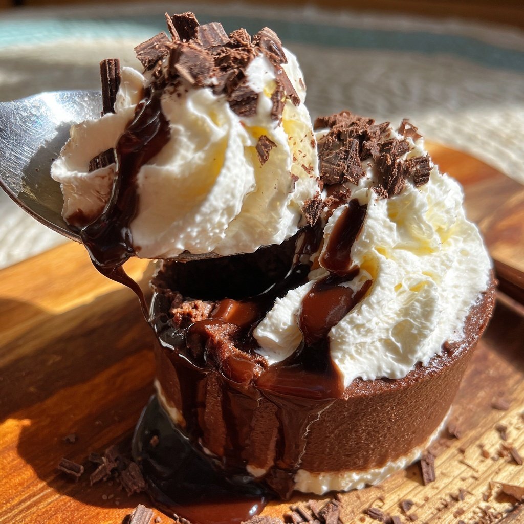 Dicke italienische Bailey’s-heiße Schokolade