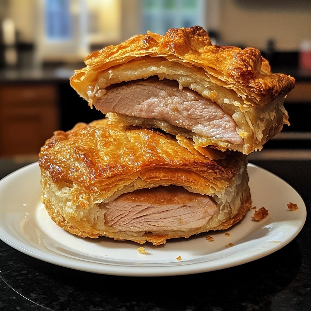 Schweinefilet im Blätterteig