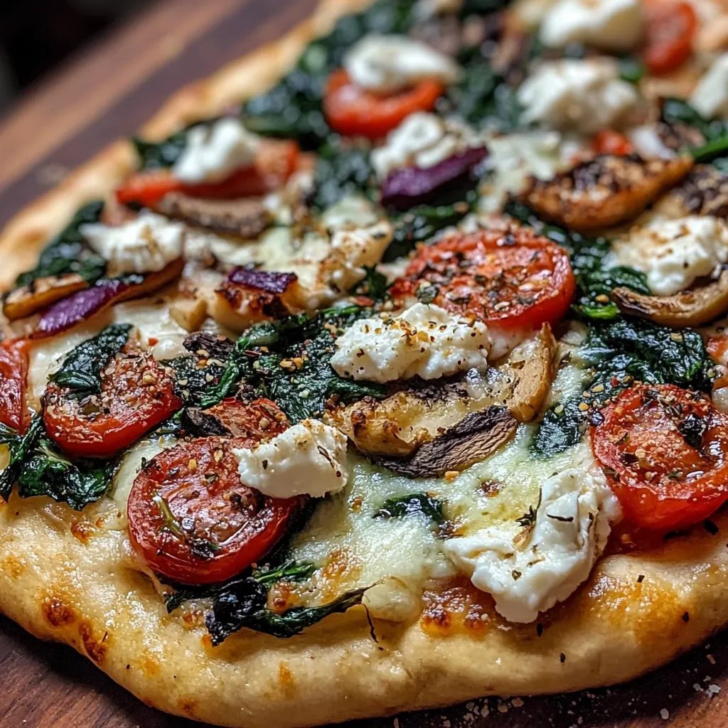 Spinat-Feta-Fladenbrotpizza: Ein Unglaubliches Ultimatives Rezept für 4 Personen
