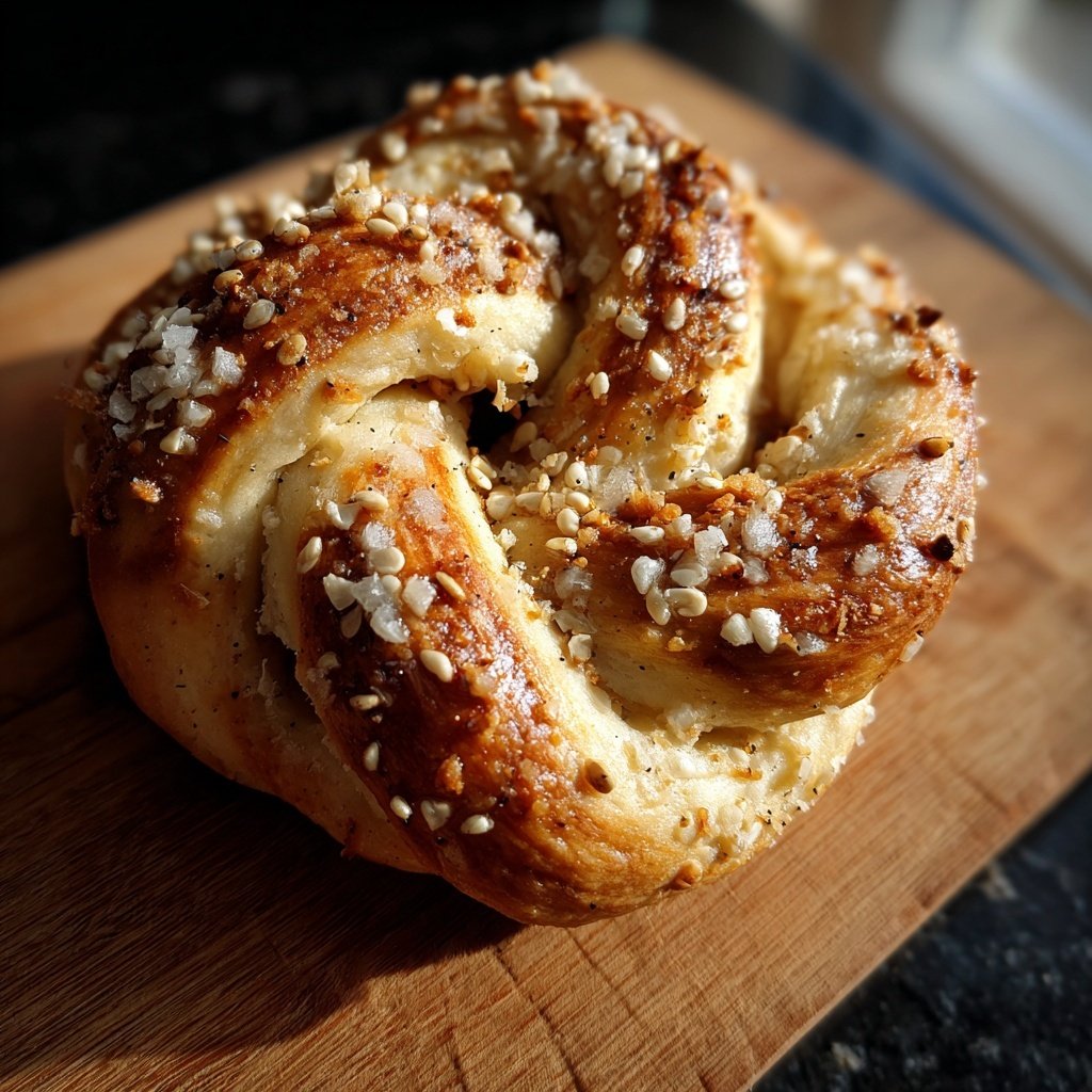 Laugenkonfekt mit verschiedenen Toppings