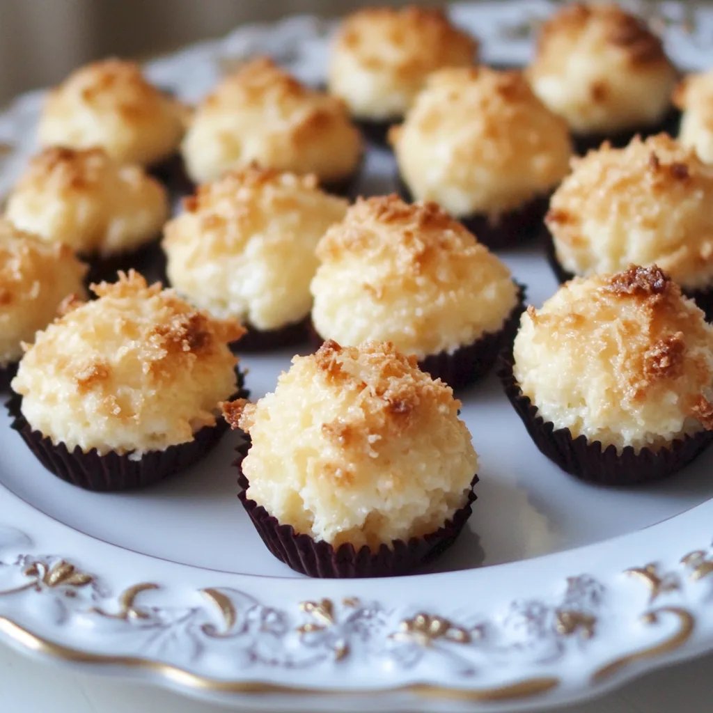 Ultra leckere vegane Kokosmakronen