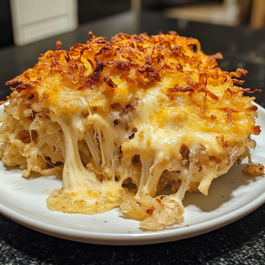 Kasespatzle Gratin Mit Rostzwiebeln