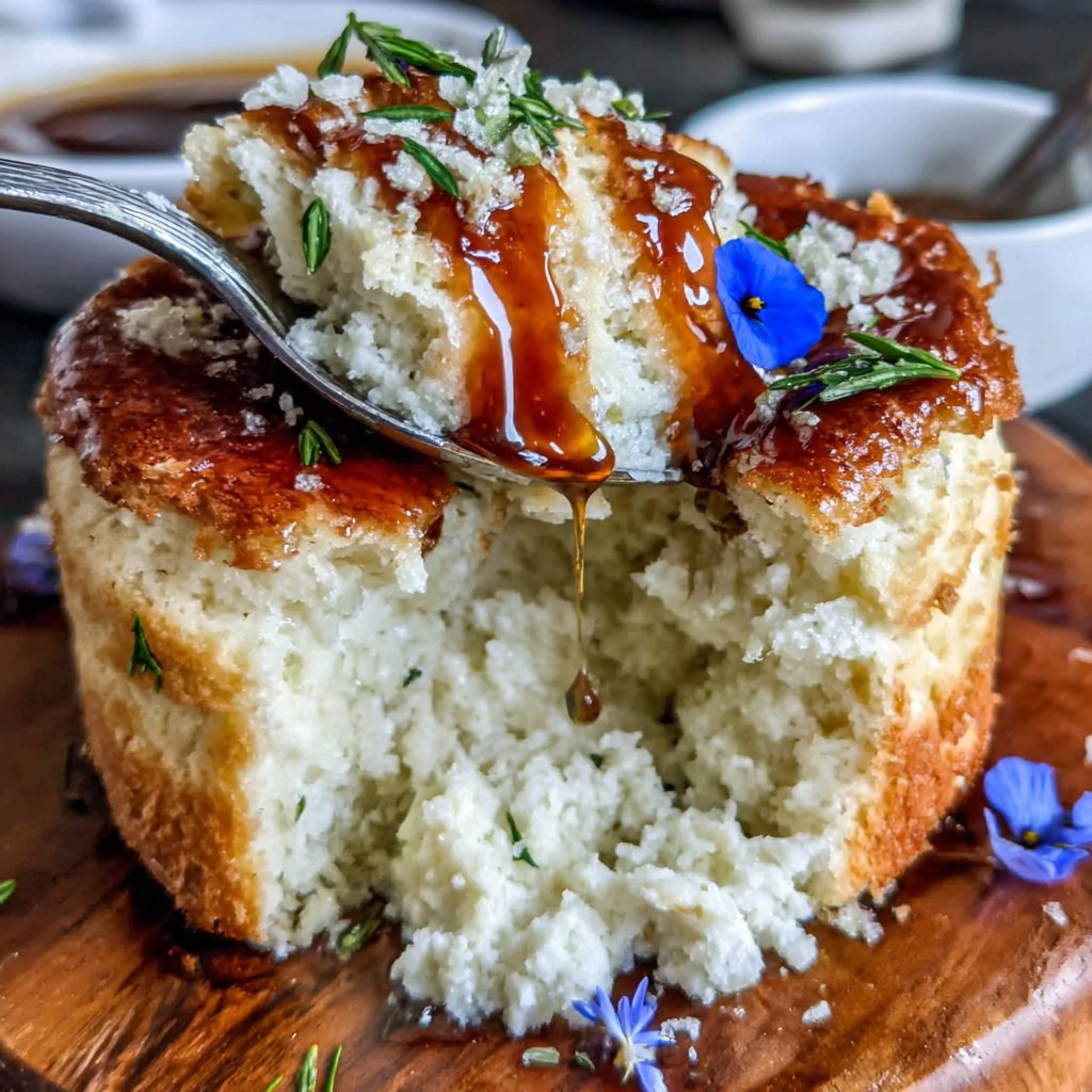 Leckeres Löwenzahn-Honig-Soufflé