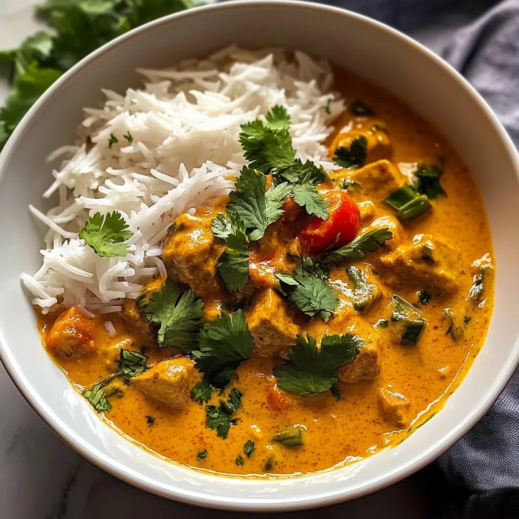 Kürbis-Curry mit Kokosmilch