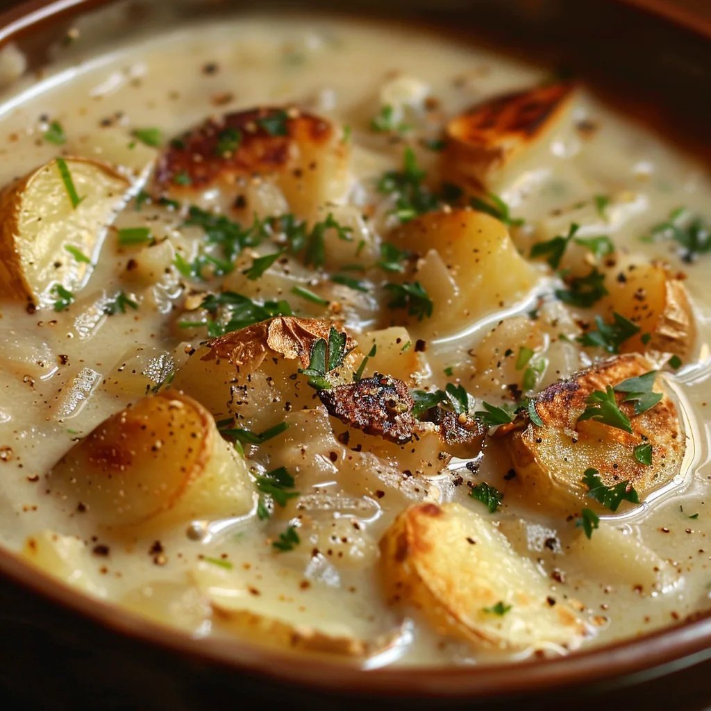 Zwiebel-Kartoffelsuppe