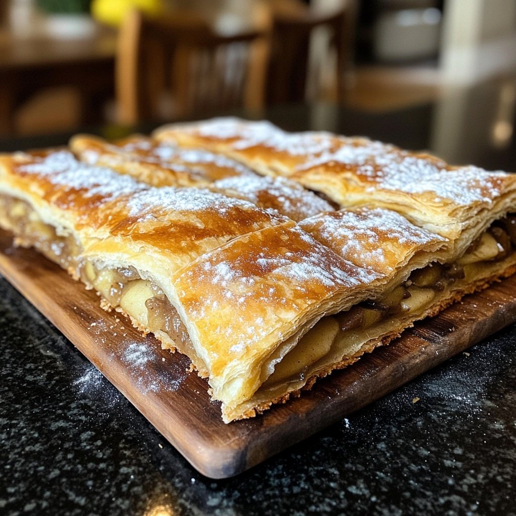 Winterlicher Strudel festlich & Aromatisch