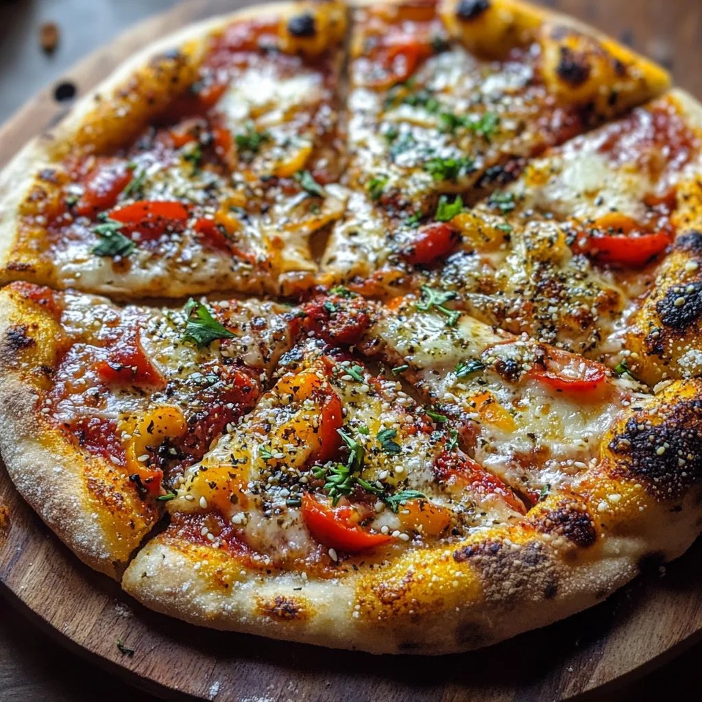 Pizza mit gerösteter roter Paprika und kalabrischem Chili: Ein Unglaubliches Ultimatives Rezept