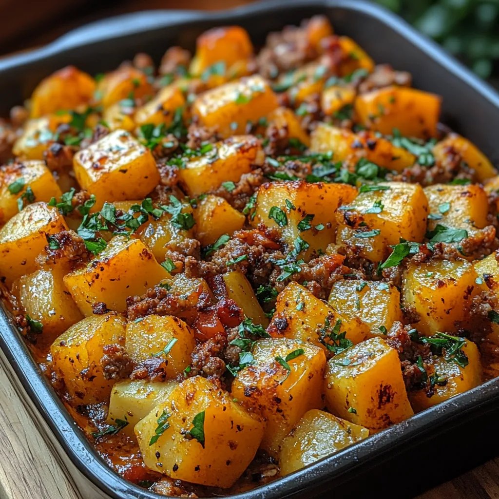 Süßkartoffel- und Hackfleisch-Truthahn-Auflauf: Ein Unglaubliches Ultimatives Rezept