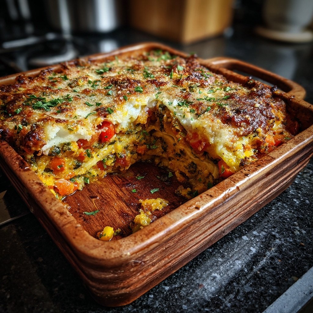 Quinoa-Gemüse-Lasagne mit Vanille